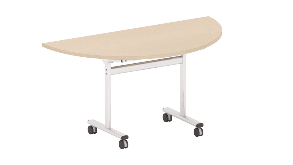Formetiq Opto semicircular flip-top table