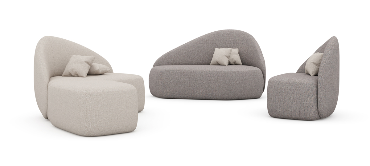 Hewn soft seating