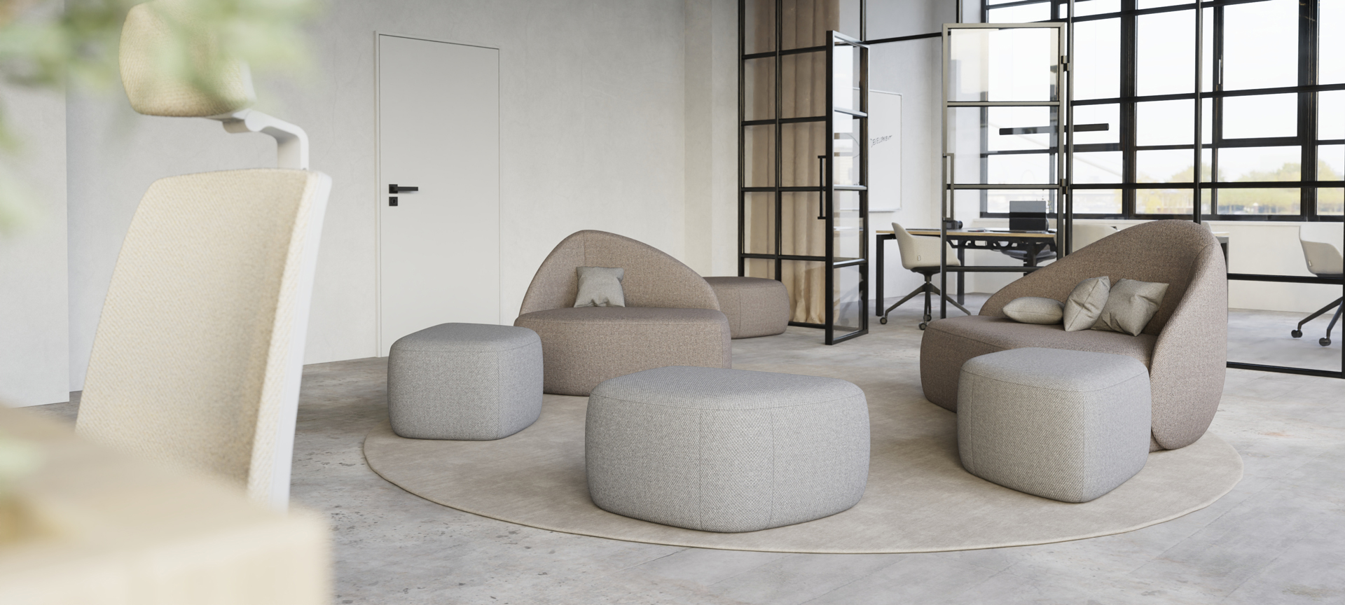 Soft seating by Formetiq