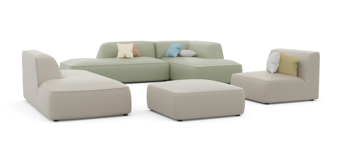 Tide modular soft seating