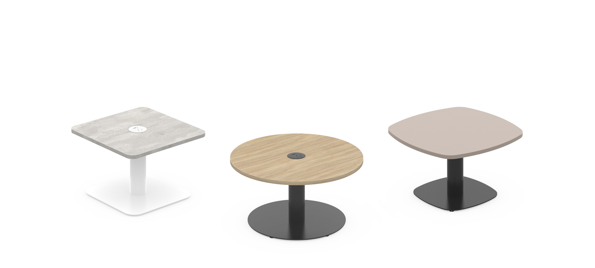 Clan Round, Square and Squircle Coffee Tables by Formetiq