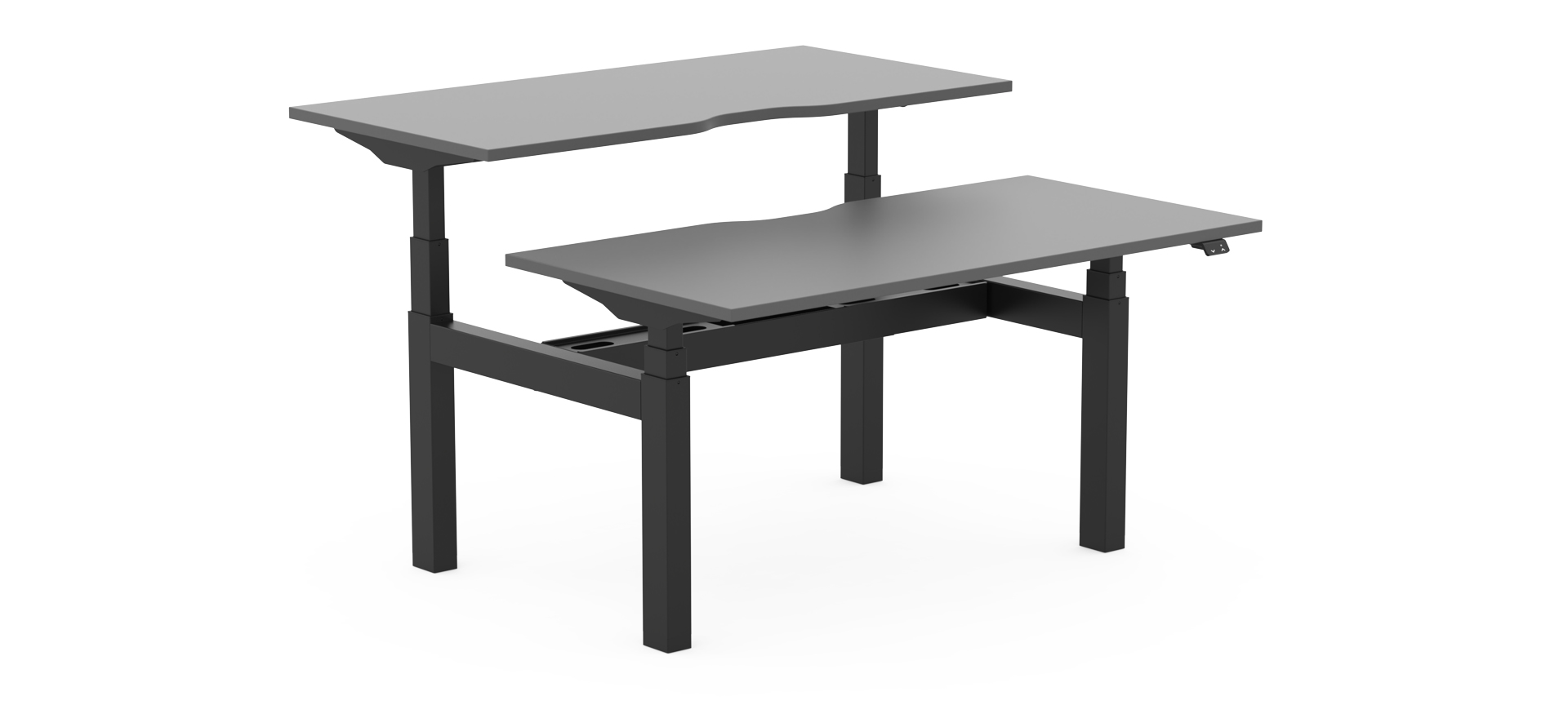 SYSTM dual motor height adjustable bench