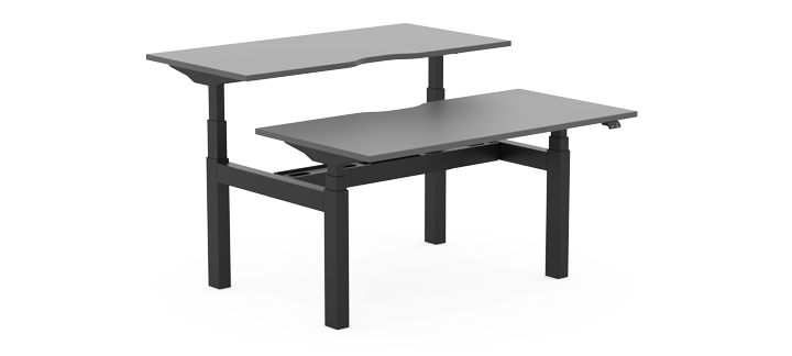 SYSTM dual motor height adjustable bench