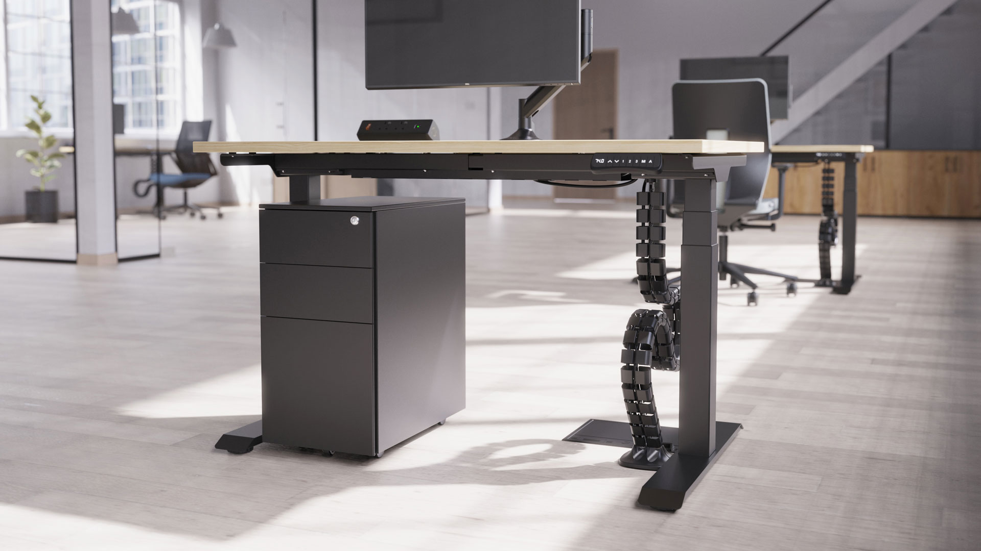 Cube Steel Mobile Storage Pedestals