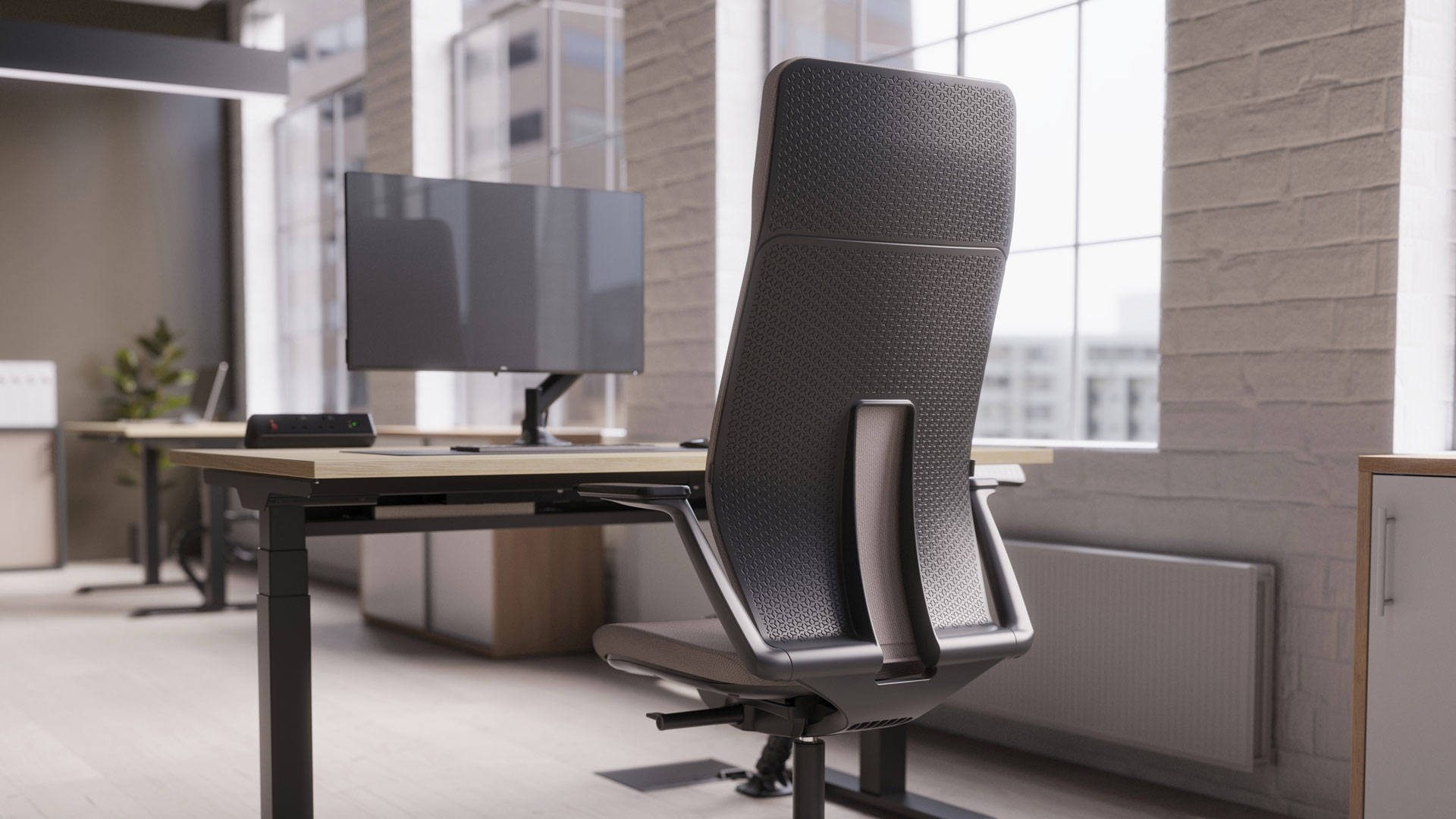 Monza Executive High Back Upholstered Task Chairs