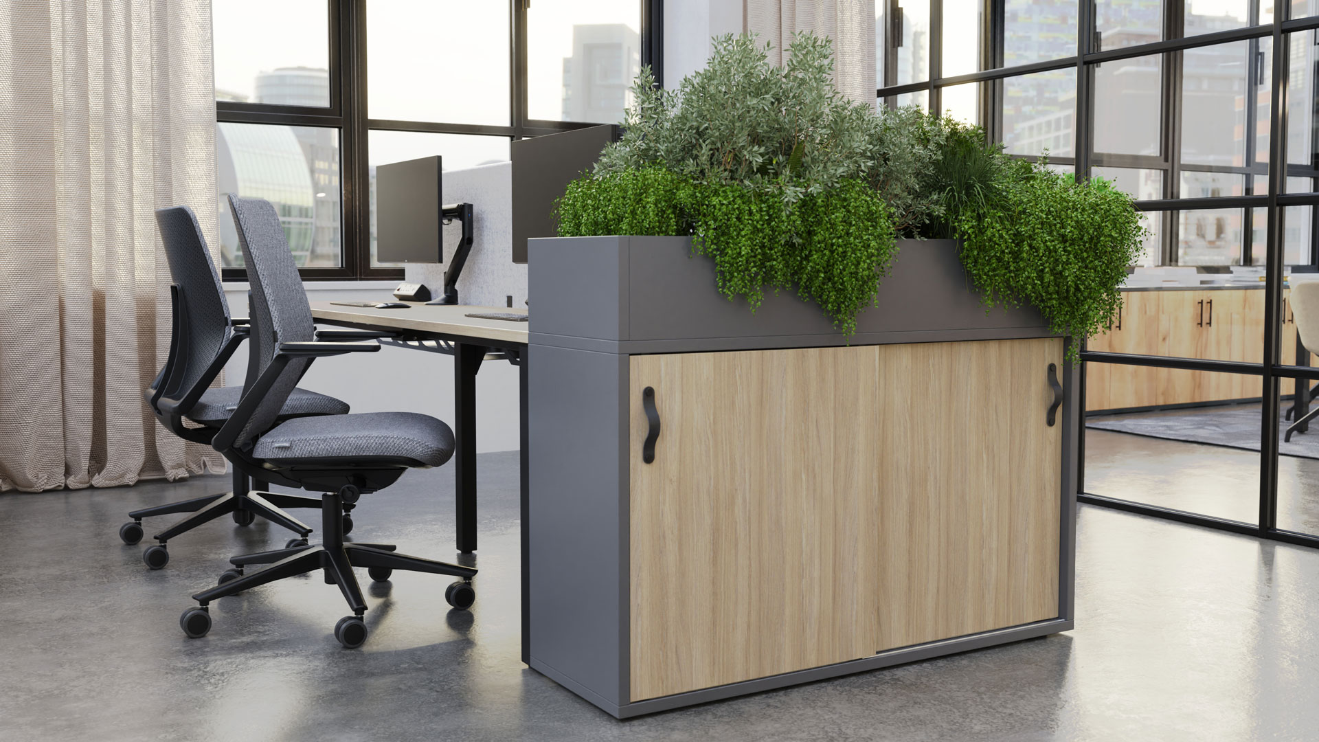 SYSTM Desk Height Storage