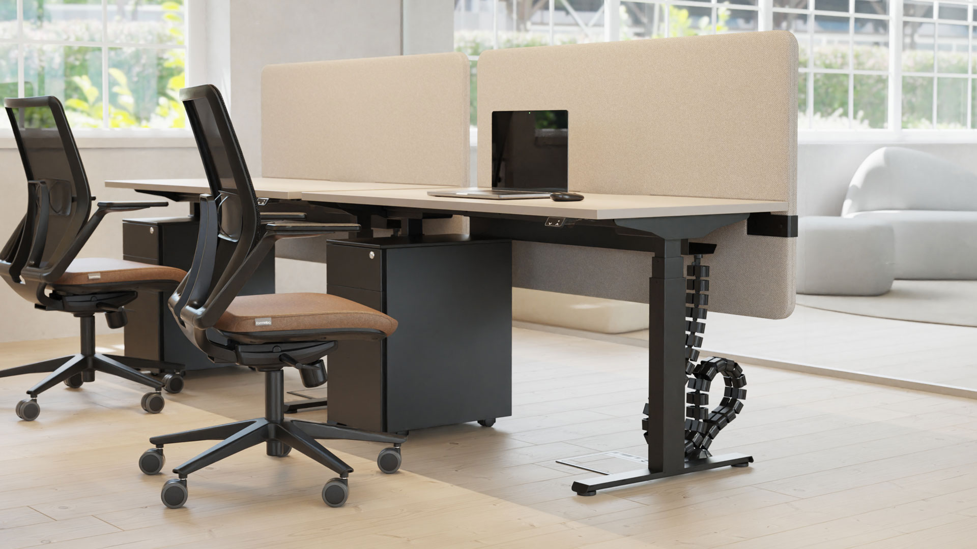 SYSTM Electric Dual Motor Height Adjustable Desk