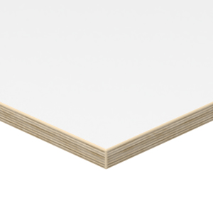 White with Ply edge