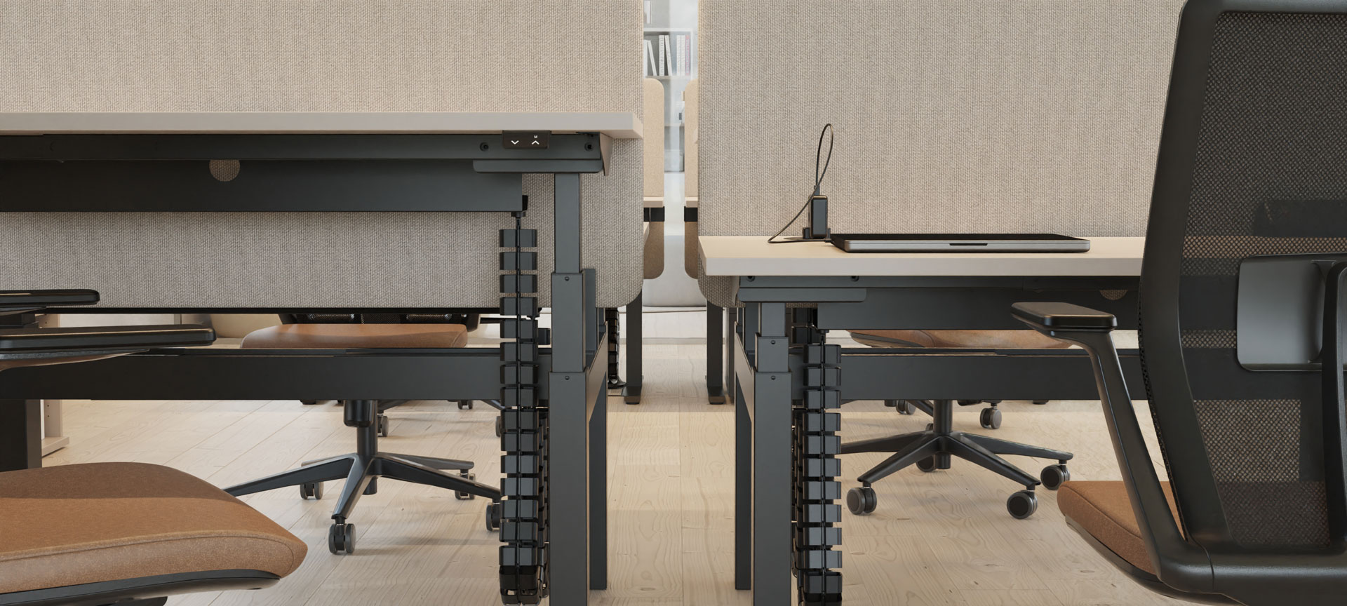 SYSTM dual motor electric height adjustable bench