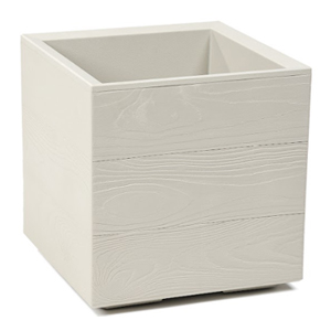 Square Wood Effect Planter