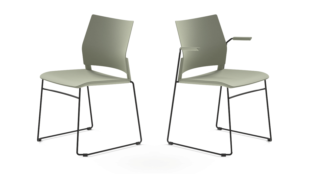 Como conference chairs base and armrest options