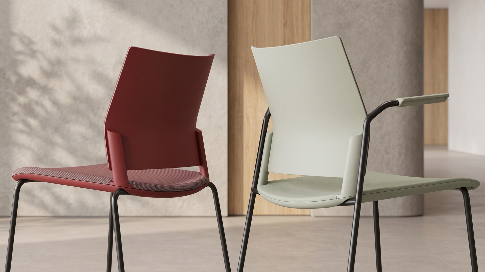 Como stacking conference chairs