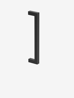 Black Square Block storage handle