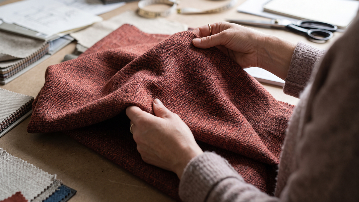 Cristina Marrone fabrics - Ferrara Chenille