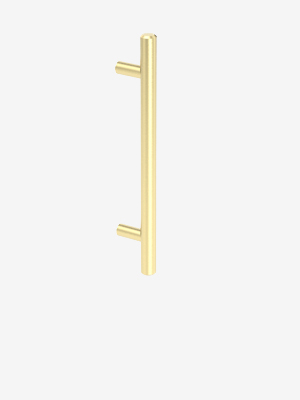 Brushed Gold T-Bar storage handle